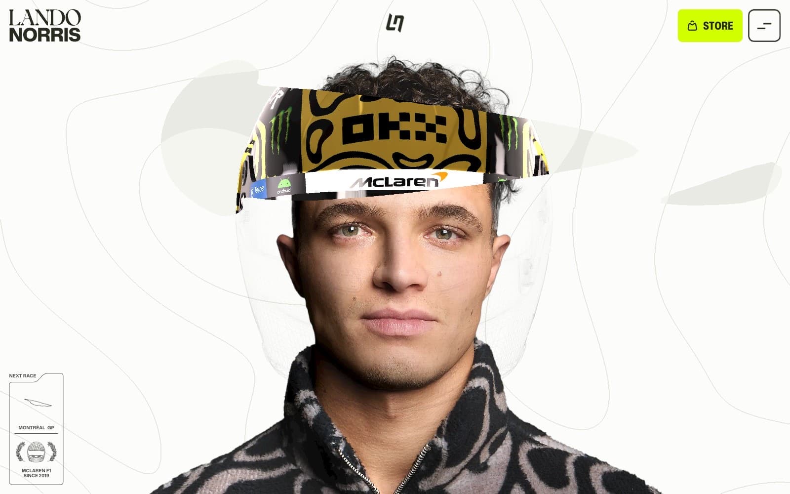Lando Norris — BENCHMARK · NOT OUR WORK