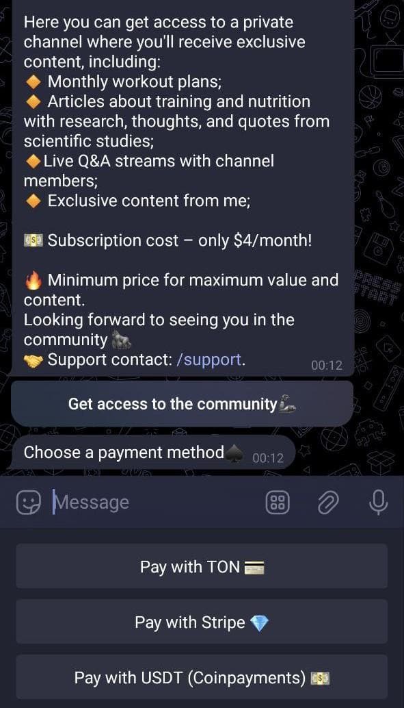 SubBot screenshot 2